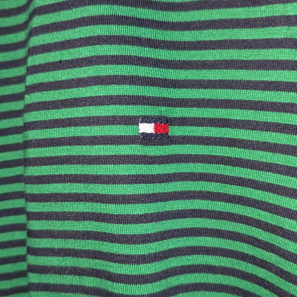 Tommy Hilfiger Green & Navy Stripes Tee XL